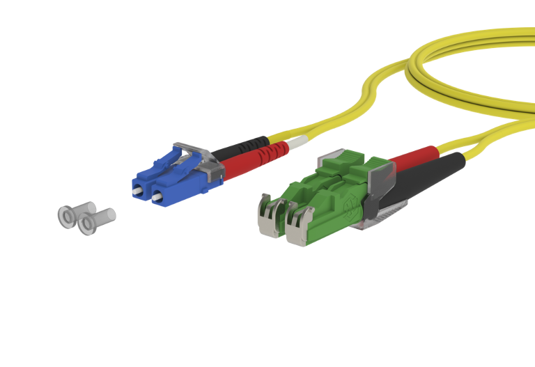 OpDAT Patchkabel E2000-D APC/LC-D PC OS2 5,0m
