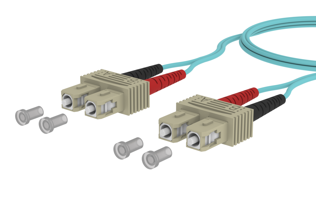 OpDAT Patchkabel SC-D PC/SC-D PC OM3 2,0m