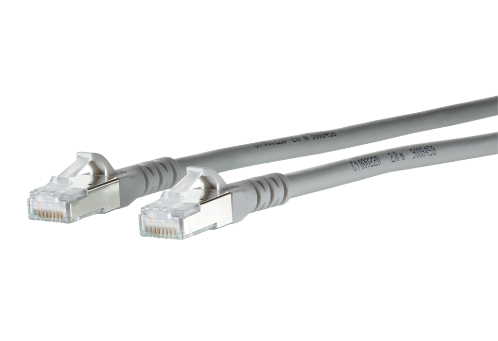Patchkabel RJ45 Cat.6A AWG26 S/FTP LSH 25,0m grau