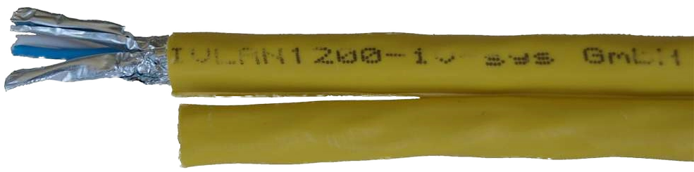 Cat.7 Datenkabel iv.sys LAN1200 duplex. AWG23 Eca