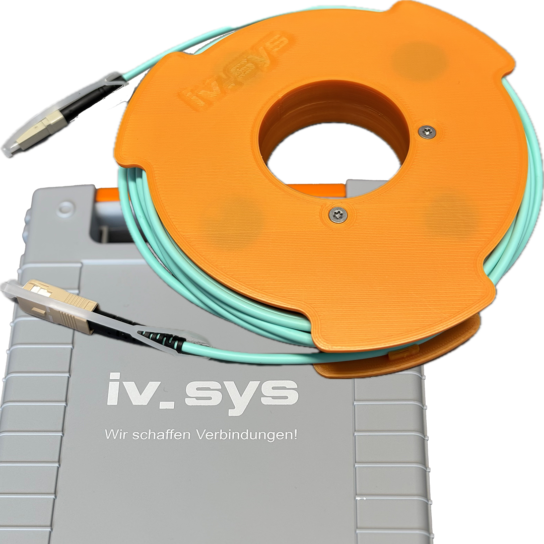 Modulare Vorlauffaserspule 200m OM3 SC-LC