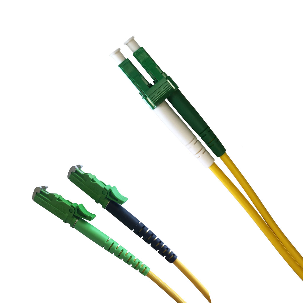 LWL Patchkabel E2000APC8°/LCAPC8°dx E9 25,0 m