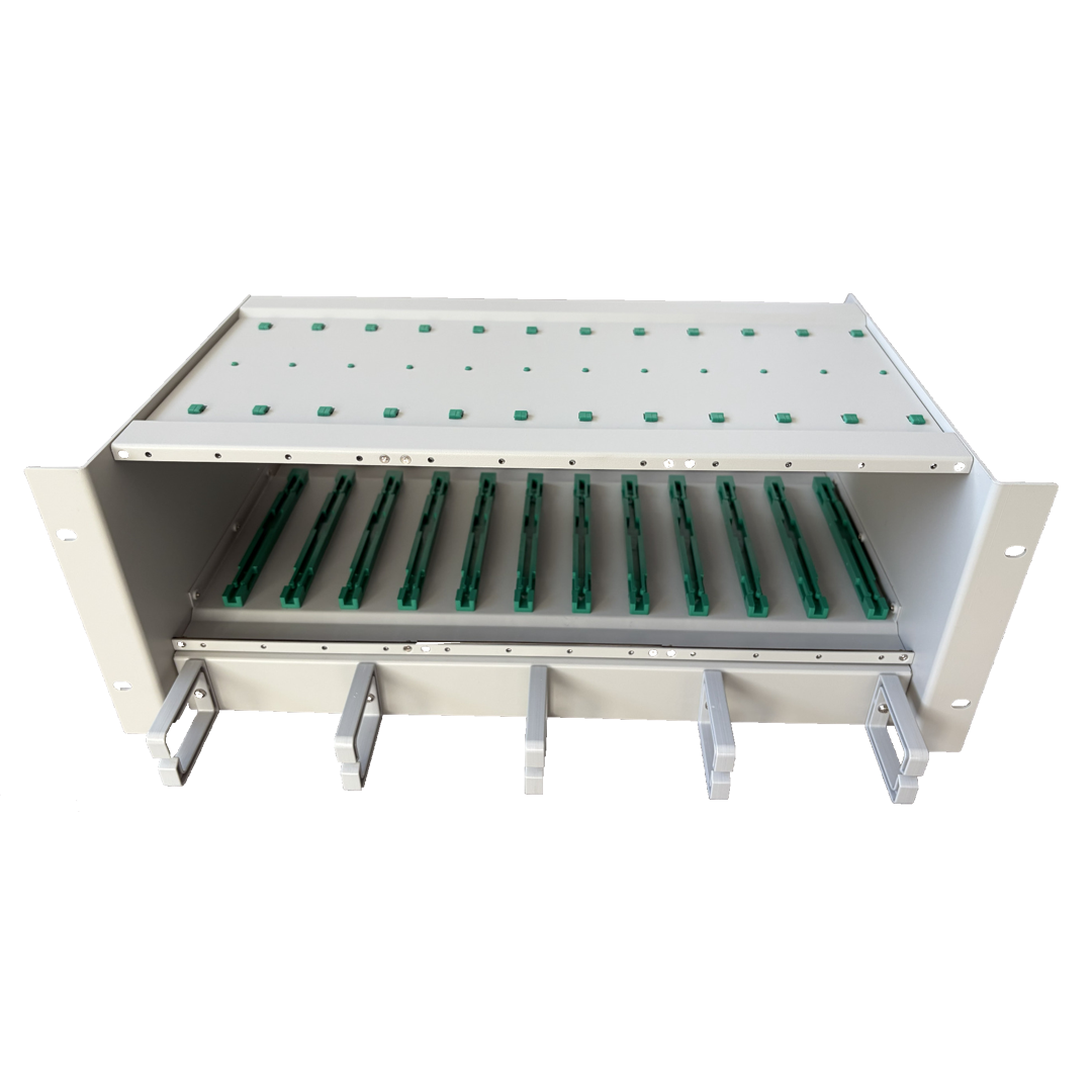 4HE Baugruppenträger 84TE/3HE+1HE Kabelrangierpan.