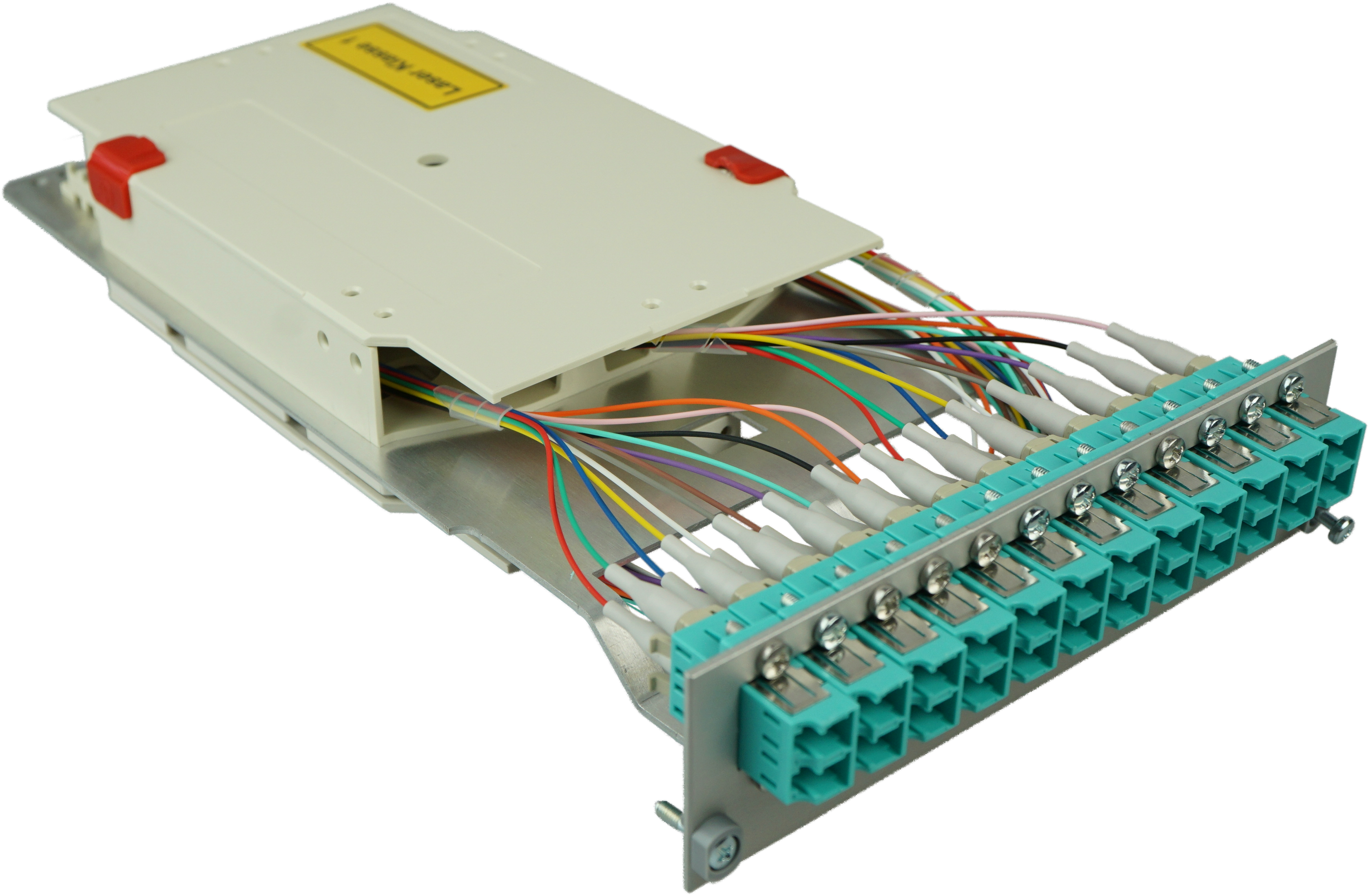 Steckermodul für 3HE Baugr. 6xLCdx OM3 7TE