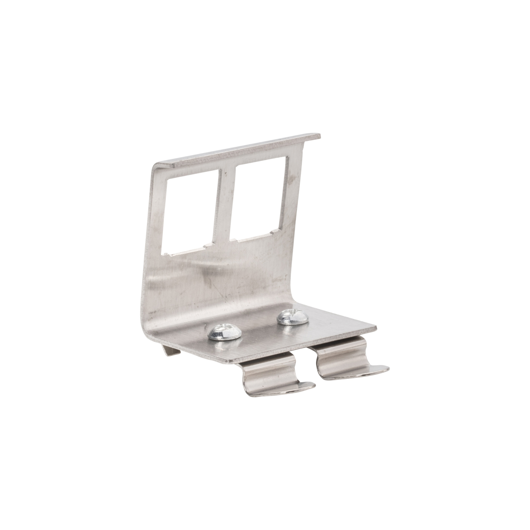 Hutschienen-Moduladapter für 2 Keystonemodule RJ45