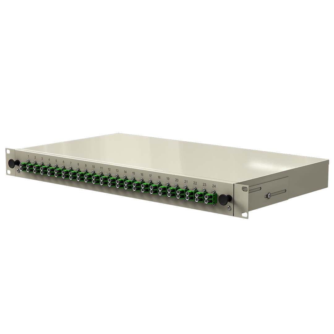 LWL Spleißbox Novuslan 24xLCdx E9 APC8°