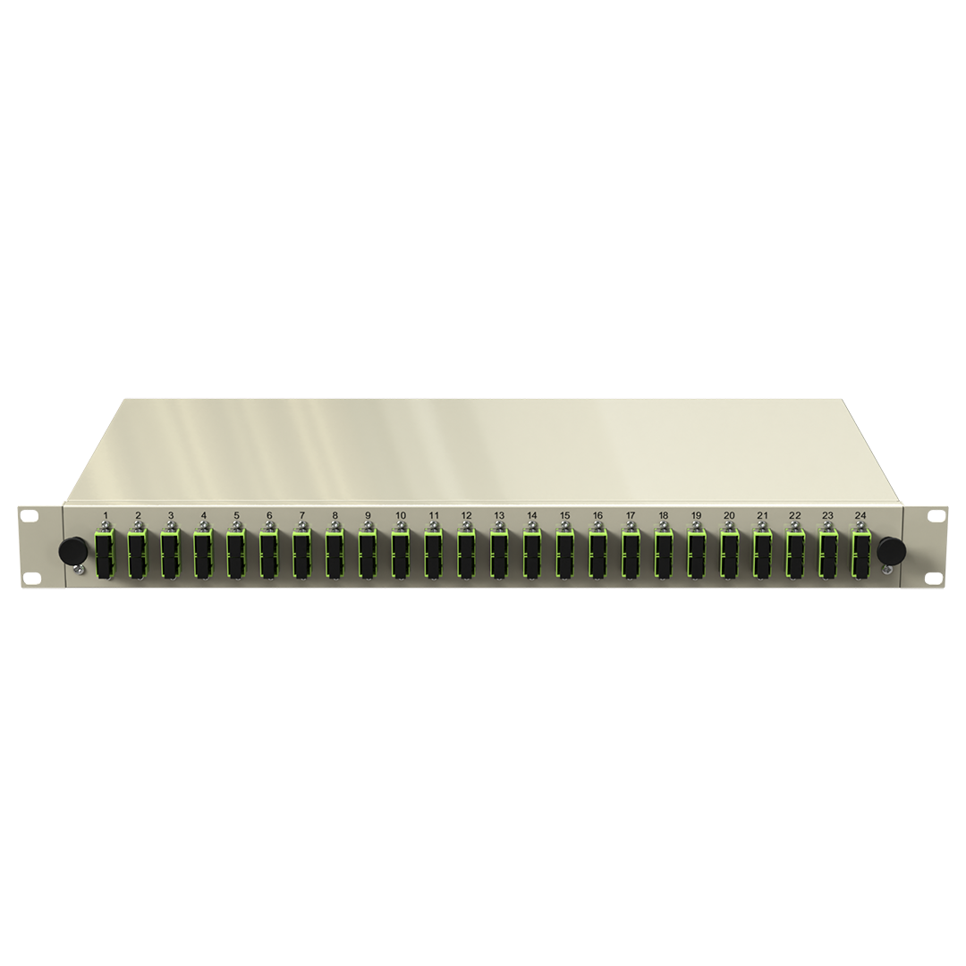 LWL Spleißbox Novuslan 24xSCdx OM5 limegreen