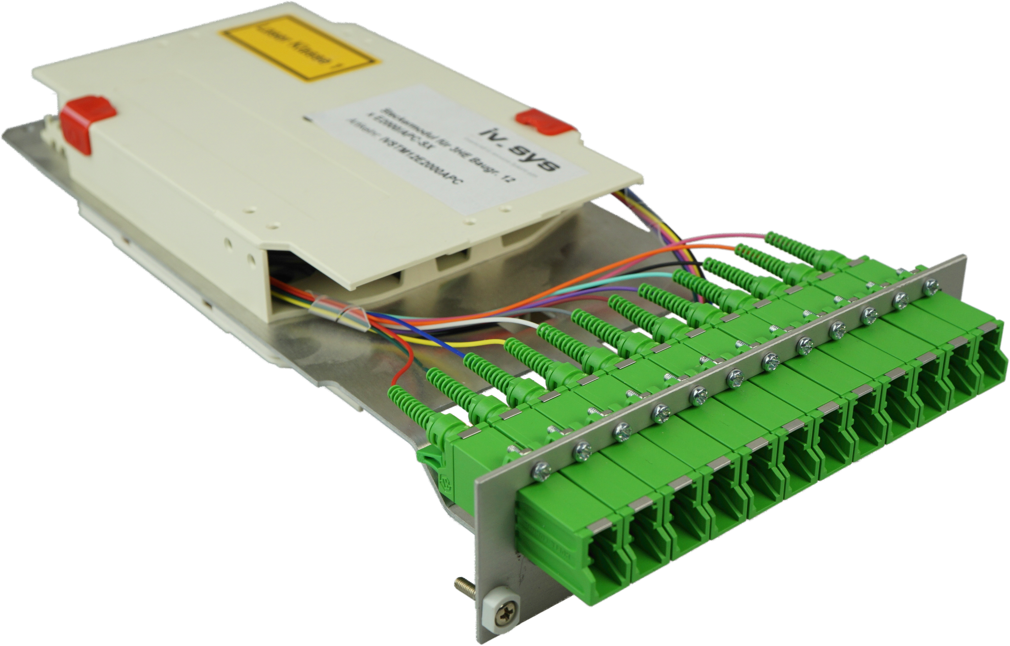 Steckermodul für 3HE Baugr. 12xE2000/APC8° 7TE