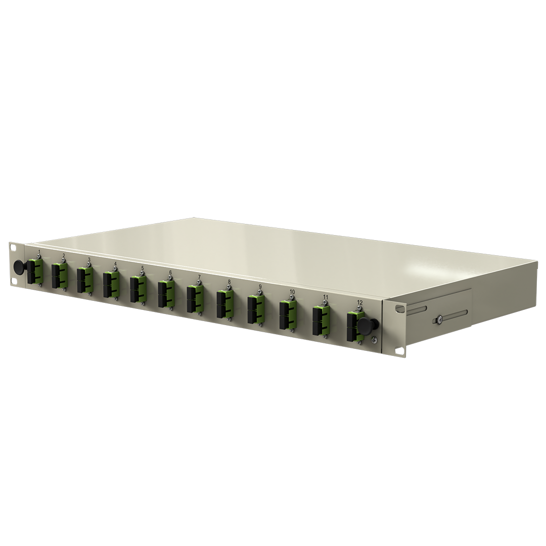 LWL Spleißbox Novuslan 12xSCdx OM5 limegreen