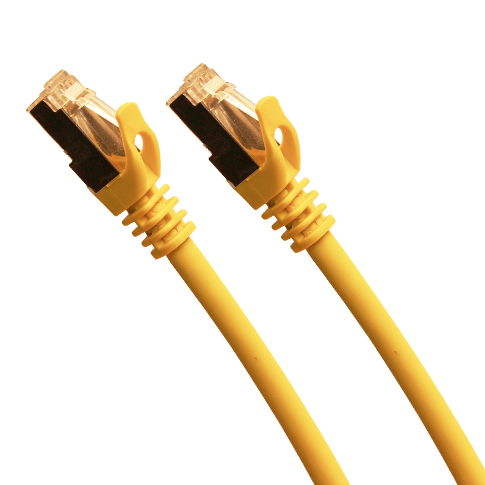 Patchkabel Superflex Cat.6A TPE 00,25m gelb