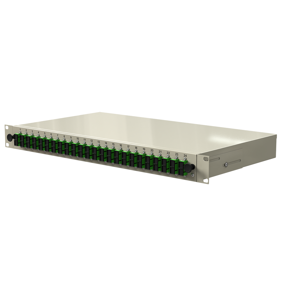 LWL Spleißbox Novuslan 24xSCdx E9 APC8°