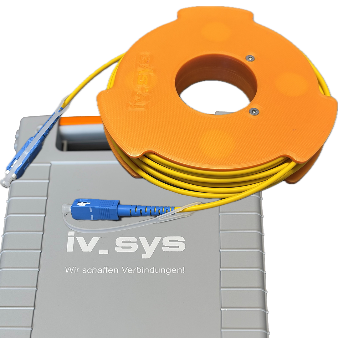 Modulare Vorlauffaserspule 100m OS2 SC-SC