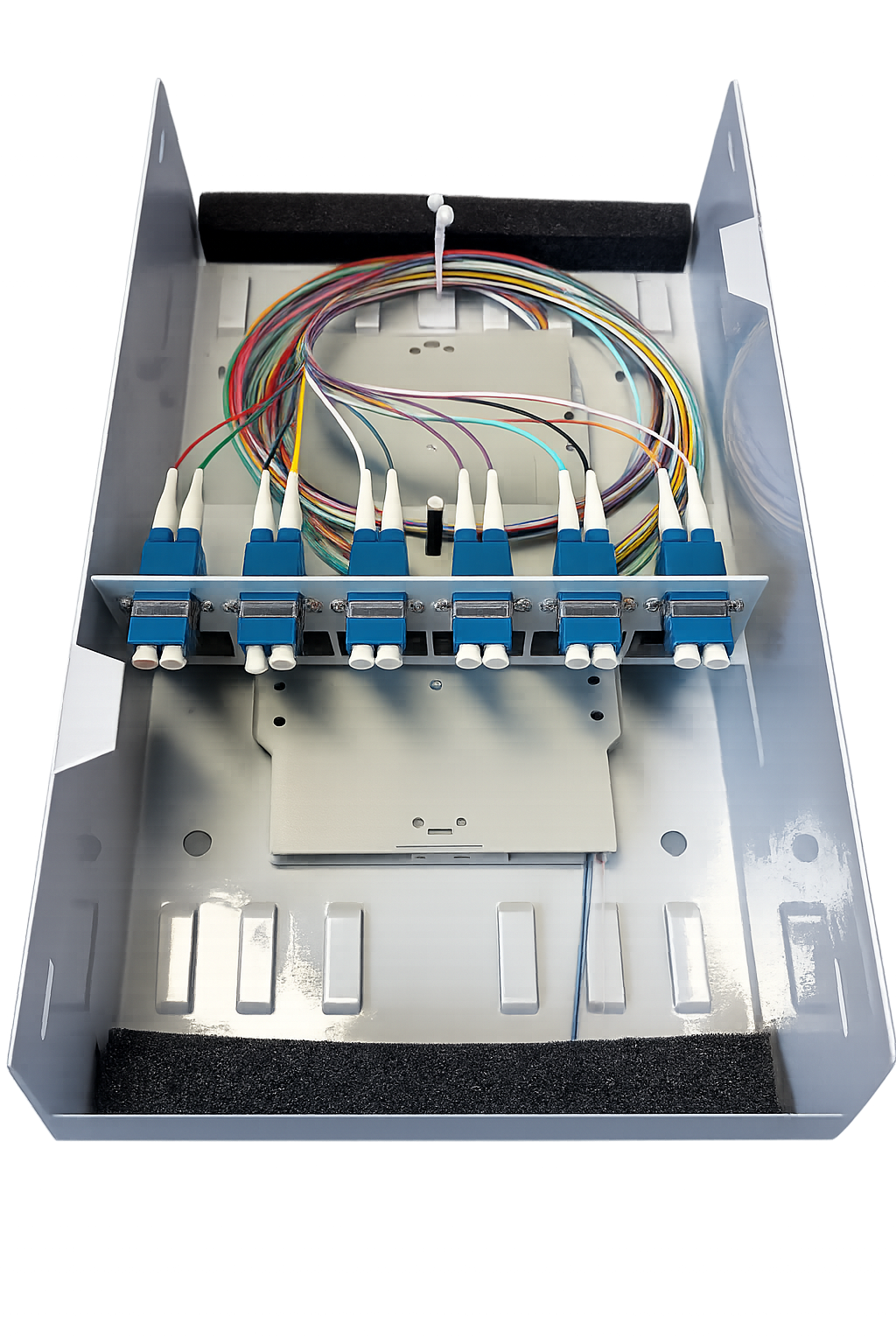 LWL Wandverteiler SK8 6xLCdx E9/125µ